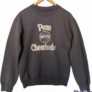Vintage PENN varsity cheerleader grey crew neck sweatshirt -Size small